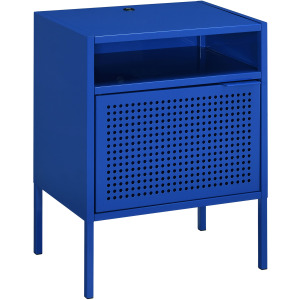 Ember Nightstand (C-1094) BLUE NIGHTSTAND W/ USB