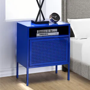Ember Nightstand (C-1094) BLUE NIGHTSTAND W/ USB