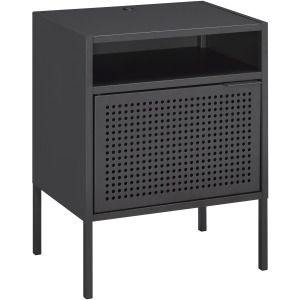 Ember Nightstand (C-1094) GREY NIGHTSTAND W/ USB