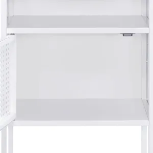 Ember Nightstand (C-1094) WHITE NIGHTSTAND W/ USB