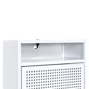 Ember Nightstand (C-1094) WHITE NIGHTSTAND W/ USB