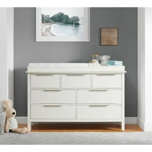 Emery Changing Table Top in White