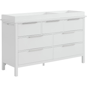 Emery Changing Table Top in White