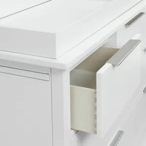 Emery Changing Table Top in White