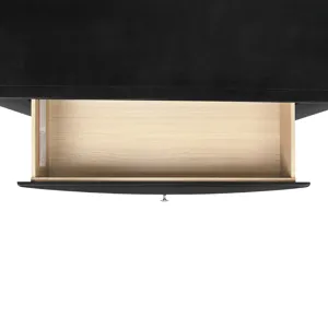 Emily Dresser & Mirror Set in Black