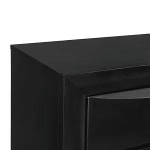 Emily Dresser & Mirror Set in Black