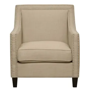 Erica 497 Chair W/Chrome Nails Heirloom Natural (ISTA 3)