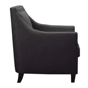 Erica 497 Chair W/Chrome Nails Heirloom Charcoal