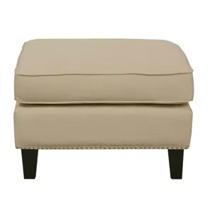 Erica 497 Ottoman W/Chrome Nail Heirloom Natural (ISTA 3)