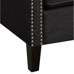 Erica 497 Chair W/Chrome Nails Heirloom Charcoal