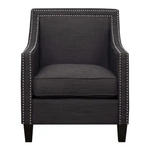 Erica 497 Chair W/Chrome Nails Heirloom Charcoal