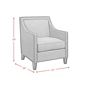 Erica 497 Chair W/Chrome Nails Heirloom Blue (ISTA 3)