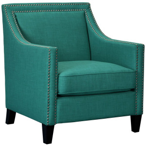 Erica 497 Chair W/Chrome Nails Heirloom Aqua/Teal