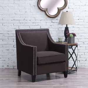Erica 497 Chair W/Chrome Nails Heirloom Charcoal