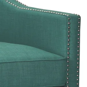 Erica 497 Chair W/Chrome Nails Heirloom Aqua/Teal