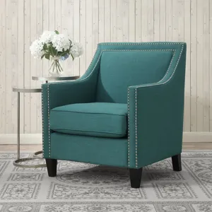 Erica 497 Chair W/Chrome Nails Heirloom Aqua/Teal