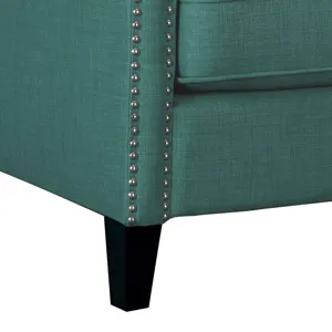 Erica 497 Chair W/Chrome Nails Heirloom Aqua/Teal