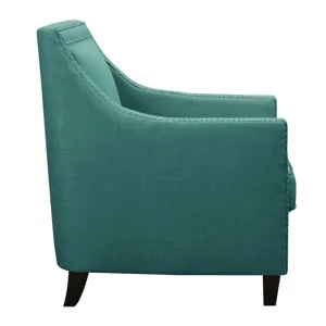 Erica 497 Chair W/Chrome Nails Heirloom Aqua/Teal