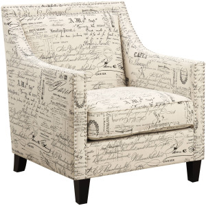 Erica 497 Chair W/Chrome Nails French Script (ISTA 3)