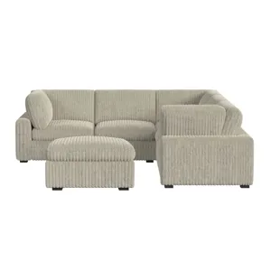 Esprit Modular Ottoman in Grand Cord Beige