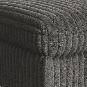 Esprit Modular Ottoman in Grand Cord Charcoal