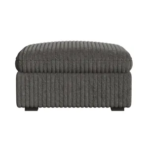 Esprit Modular Ottoman in Grand Cord Charcoal