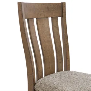 Everett 6PC Dining Set (Table + 4 Chairs + Bench) in Brown Acacia