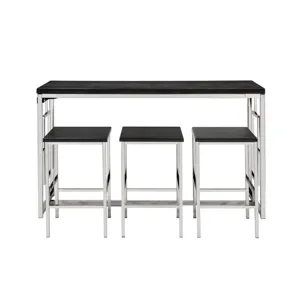 Ezra Bar Table + 3 Stools