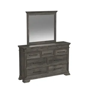 Park Ridge 3 PC Panel Bedroom Set - Charcoal