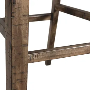 Finn 30\" Bar Slat Back Stool w/Wood Seat (3A Packing) (2 Per Carton)