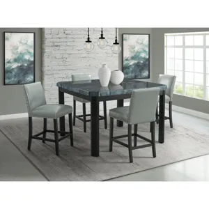 Francesca Grey Square Counter Table