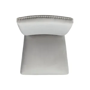 Francesca Counter Dining Gray Counter Velvet Side Chair (2 Per Pack)