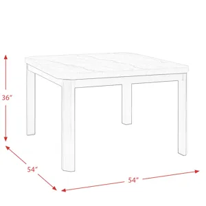 Francesca Grey Square Counter Table