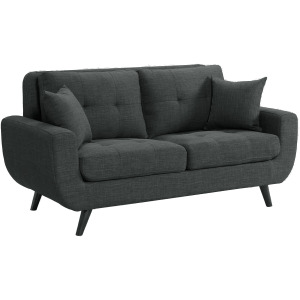Freeport Loveseat W/2 Pillows Heirloom Charcoal