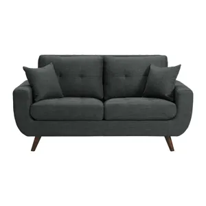 Freeport Loveseat W/2 Pillows Heirloom Charcoal