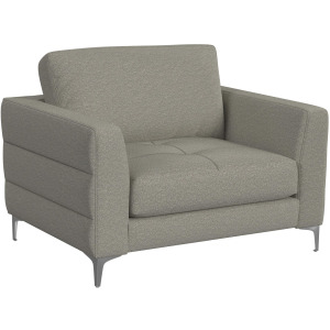 Fuji Chair in Furiosa Taupe with Metal Legs