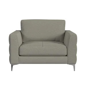 Fuji Chair in Furiosa Taupe with Metal Legs