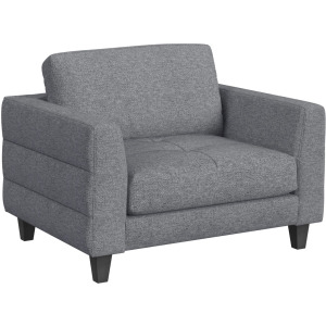 Fuji Chair in Marlin Slate with Plastic Legs