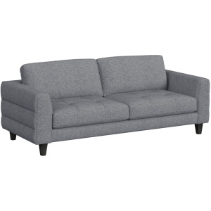 Fuji Sofa in Marlin Slate with Plastic Legs