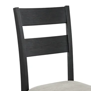 Garcia 5PC Counter Set with Table and 4 Chairs in Black