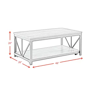 Gemma Lift Top Coffee Table in Grey