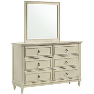 Gianna 6-Drawer Dresser and Mirror Set