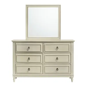 Gianna 6-Drawer Dresser and Mirror Set