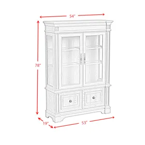 Glenmore Curio in Aged Grey