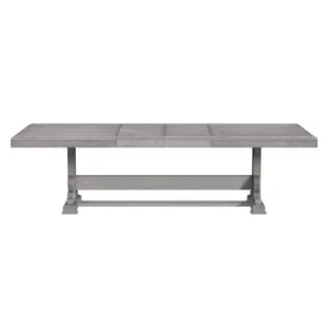 Glenmore Dining Table with 2x18\" Leaves in Aged Grey