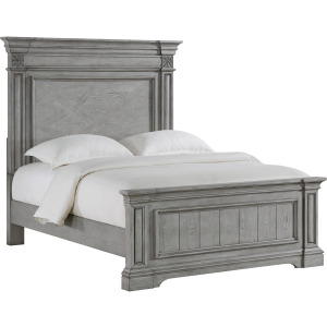 Glenmore Queen Panel Bed in Aged Grey