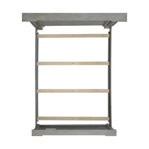 Glenmore Queen Panel Bed in Aged Grey
