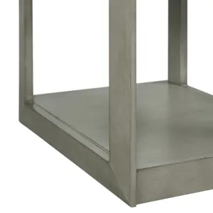 Gordon Rectangular End Table in grey