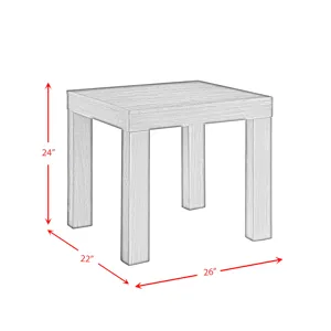 Grady End Table w/Power