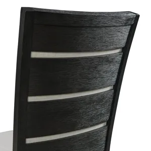 Grady Dining Slat Back Side Chair Black (2 Per Pack)